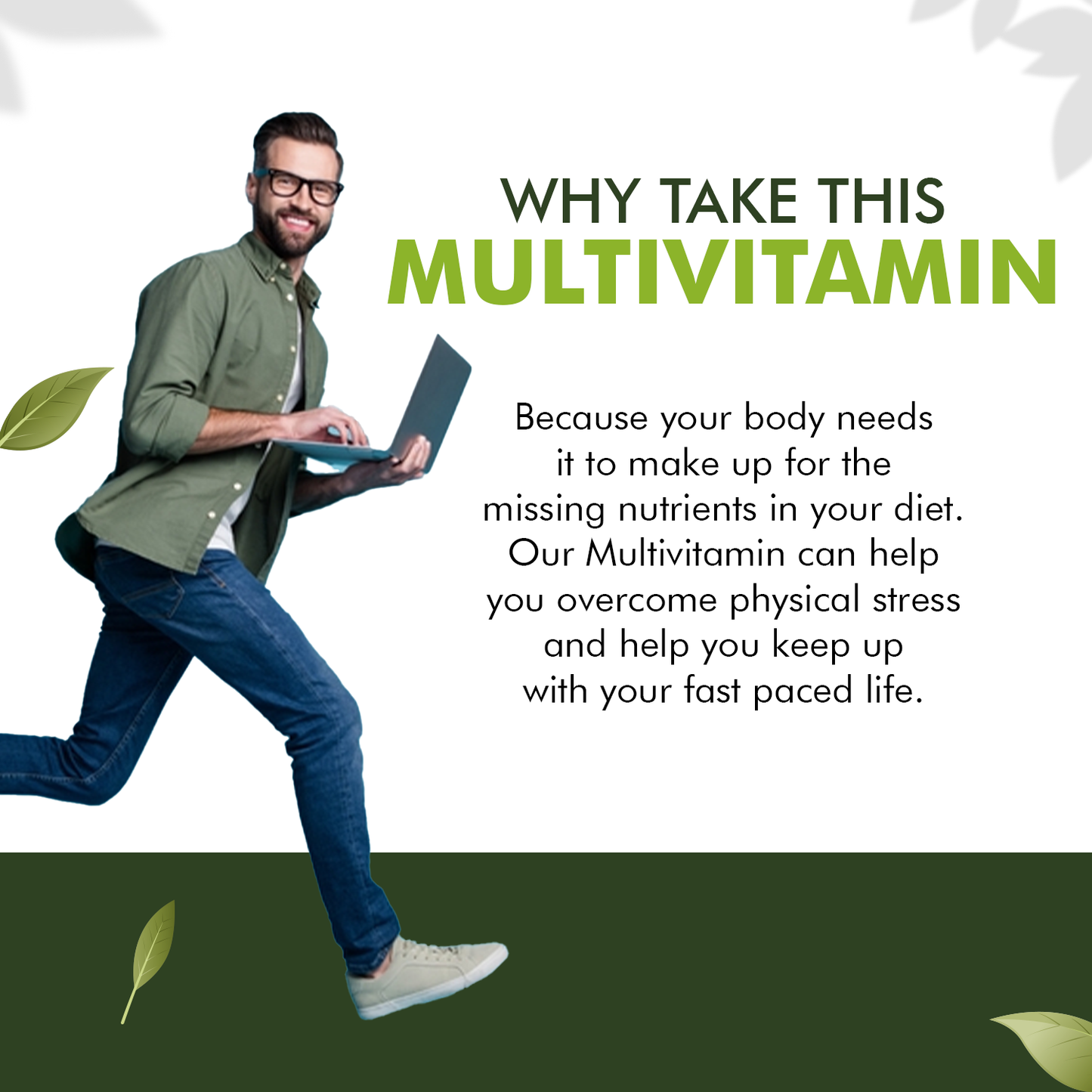 Sprowt Plant Based Multivitamin 60+ Ingredients | For Men & Women | Veg 60 Capsules (60 Capsules)