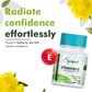 Sprowt Vitamin E Capsules for Face and Hair, with Evening Primrose, Antioxidant Support and Immunity Booster, Controls Wrinkling, Skin Roughness & Dehydration, 60 Vitamin E Capsules