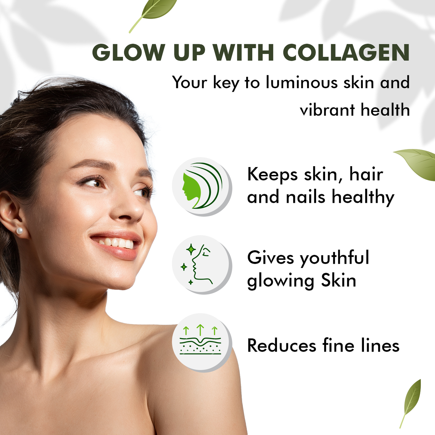 Sprowt Plant Based Collagen Builder for Youthful & Glowing Skin