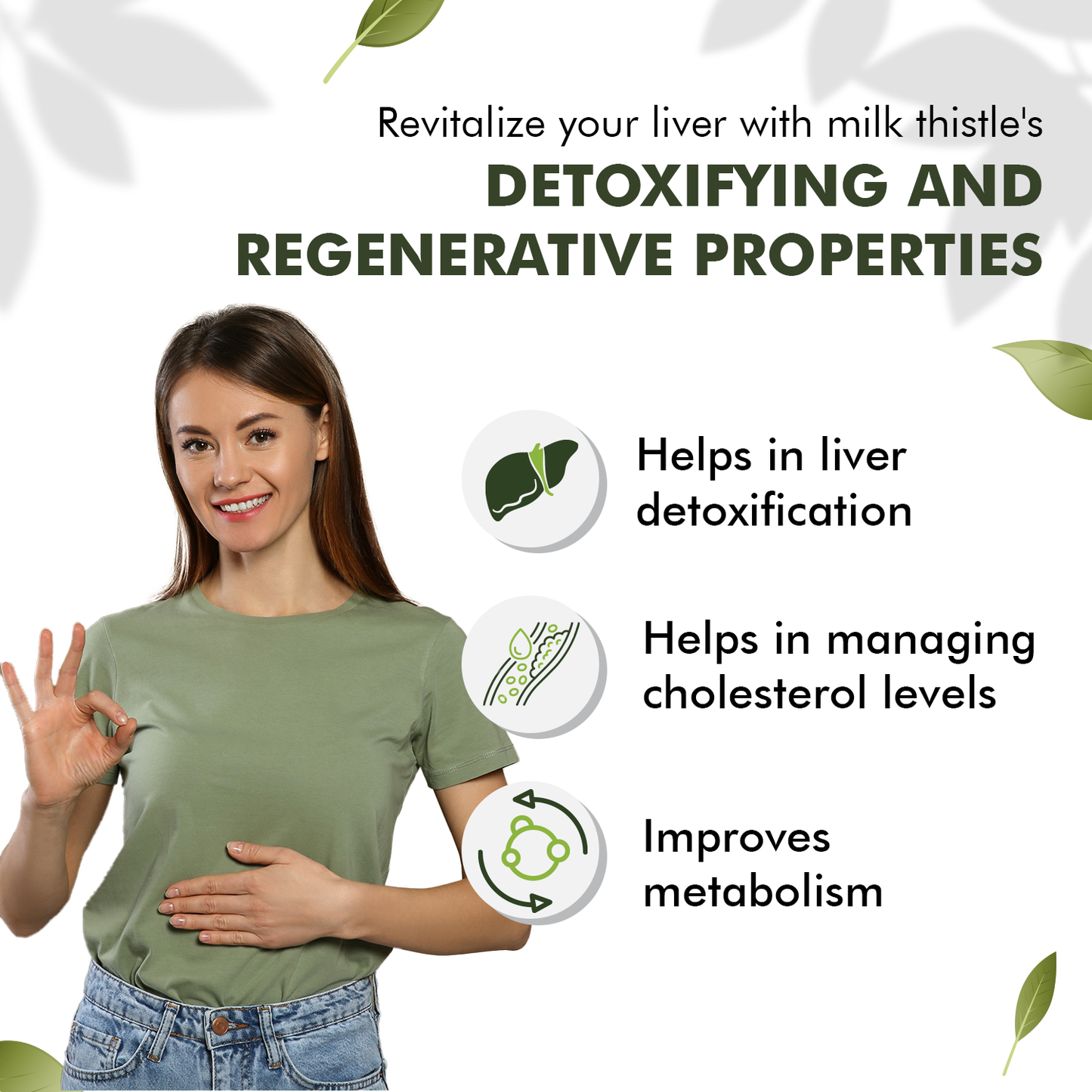 Sprowt Milk Thistle Extract With 800Mg Of Silybum Marianum Detox Supplement For Men And Women For Healthy Liver | Boost Metabolism And Maintain Cholesterol level - 120 Vegetarian Capsules