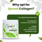 Sprowt Plant Based Collagen Builder for Youthful & Glowing Skin | Pack of 3, 200Gm Each