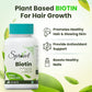 Sprowt Plant Based Biotin for Hair Growth, Skin & Nails - 10000 mcg