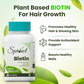 Sprowt Plant Based Biotin for Hair Growth, Skin & Nails - 10000 mcg | Pack of 2, 120 Tablets Each